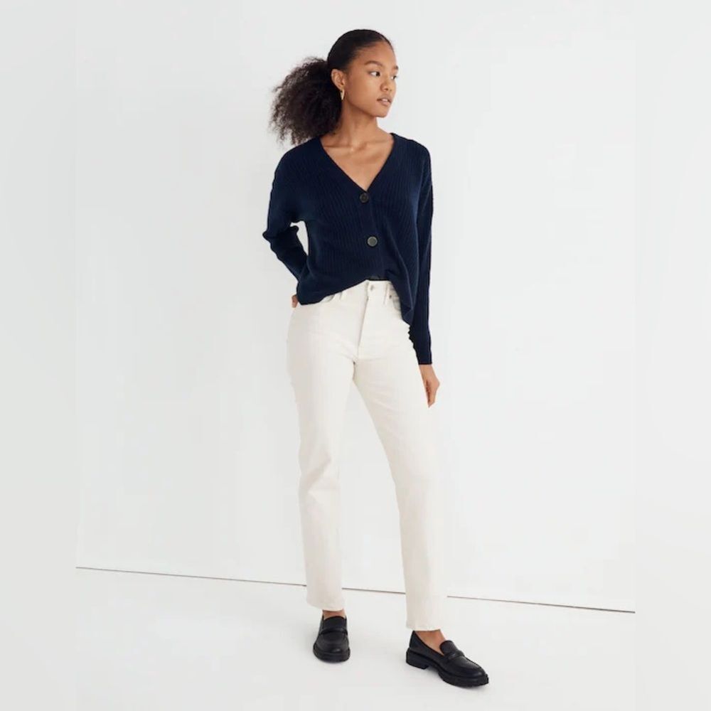 Madewell Women's The Perfect Vintage Straight Comfort Stretch Jeans  |  Size: 30